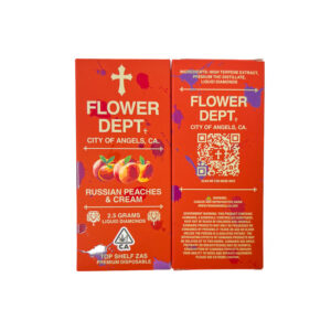 Flower Dept Russian Peach n Cream – 2.5Gram Liquid Diamonds