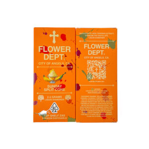 Flower Dept Sunday Split Cone – 2.5Gram Liquid Diamonds vape